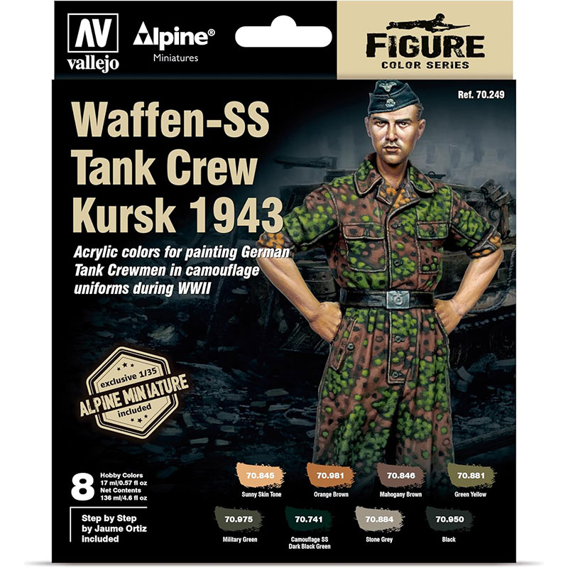 Waffen-SS Tank Crew Kursk 1943 8x17ml